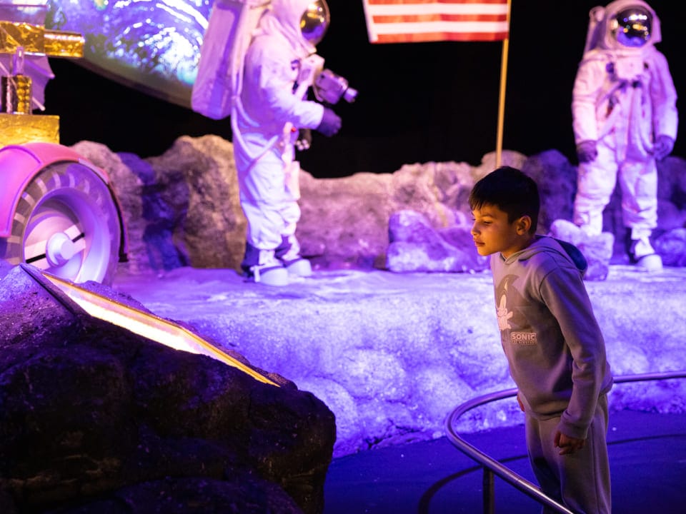Explore the Lunar Area - Space Adventure Boston Exhibit: An Immersive Experience